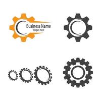 Gear logo images vector