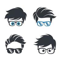 Geek logo images vector