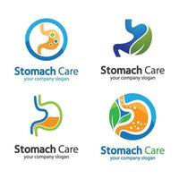 Stomach logo images illustration vector