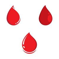 Blood drop logo images vector