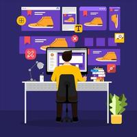 Web Designer and  Programmer vector