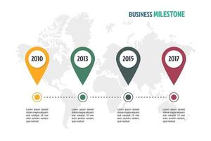 business minimal infographic template vector