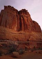 rocas rojas en el suroeste americano foto