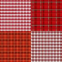 Seamless pattern set vector
