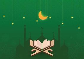 colorful ramadan background vector