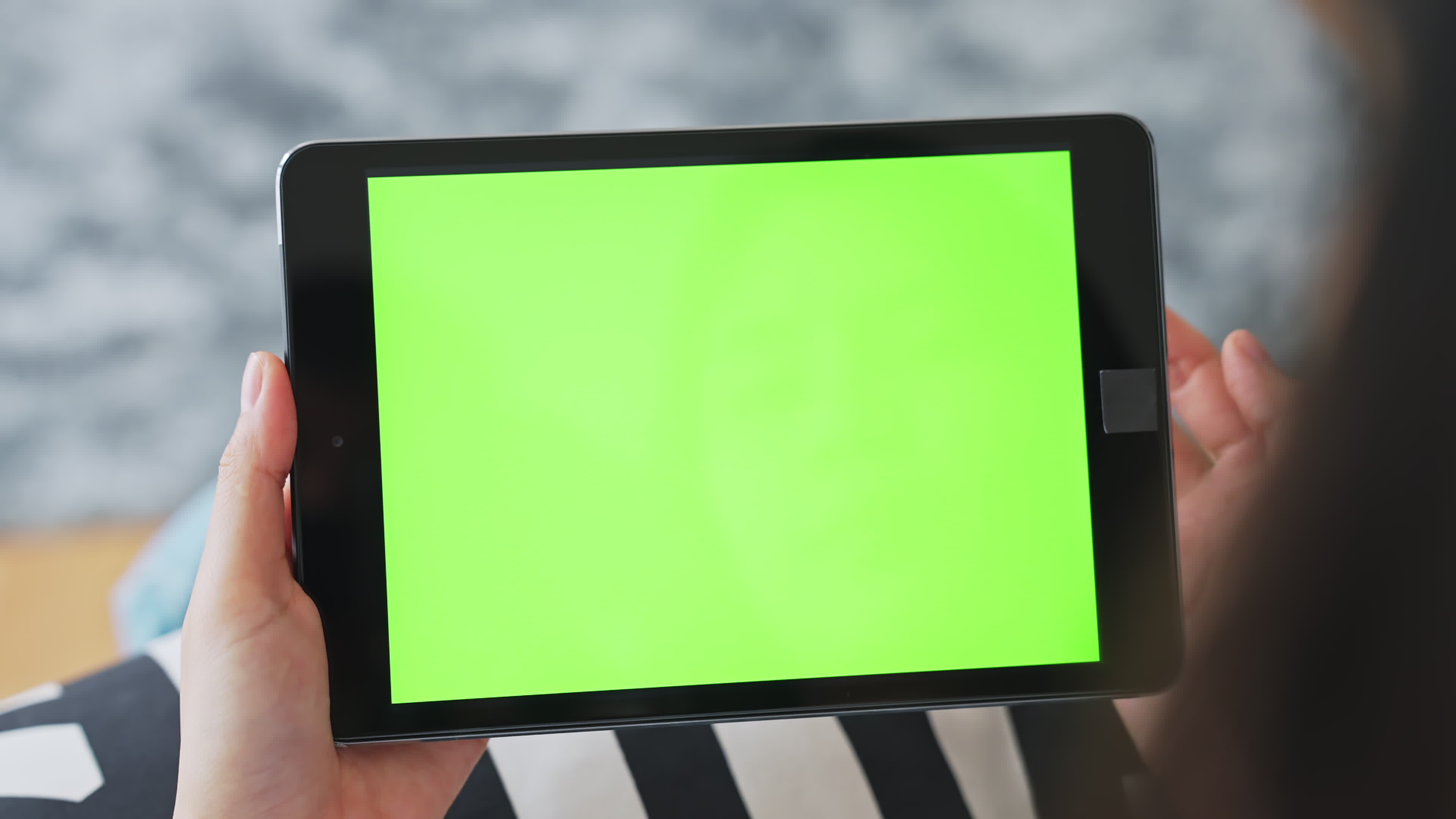 Holding a Tablet With Green Screen 2217628 Stock Video at Vecteezy