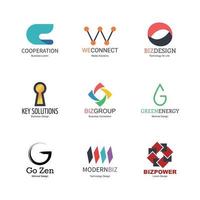 abstract logo design vector