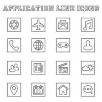 application line icons