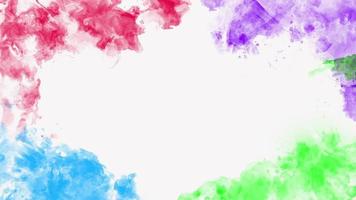 Abstract watercolor texture frame background