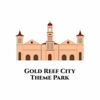 Gold Reef City is an amusement park in Johannesburg, South Africa. One of southern Africa's biggest and best theme parks, with rides and attractions for all ages. World tourist vacation concept vector
