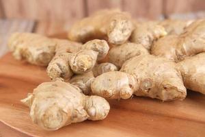 Close up of gingers root photo