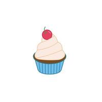 cupcake, muffin vector. sweet vector illustration icon. delicious, desserts sign icon.