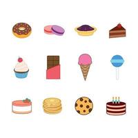 sweet vector illustration icon. delicious, desserts sign icon.