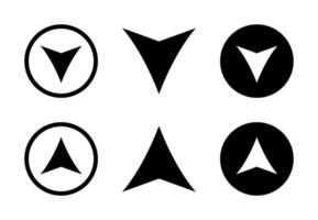 Arrow Up And Down Design Set Free Vector