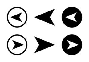 Arrow Right And Left Design Set Free Vector