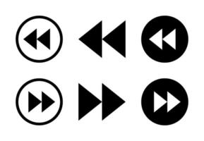 Arrow Right And Left Design Set Free Vector