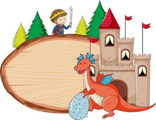 Fairy tale banner template