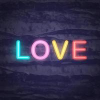 love neon symbol vector