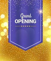 Grand Opening Celebration Banner vector