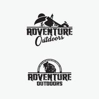 Adventure Badges and Logos, vector design templates