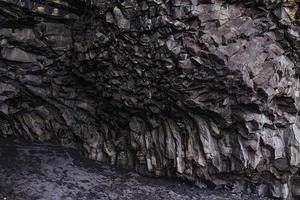 Amazing rock cave in Iceland photo