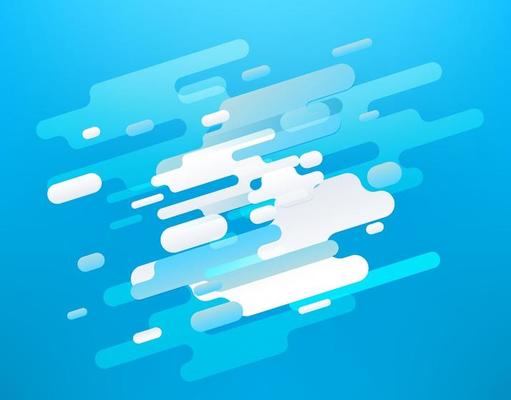 Abstract composition of different color clouds. Abstract vector background