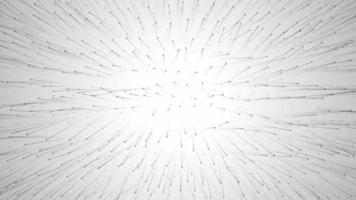 White Abstract Technology Background with Pinhead Patterns Looping video