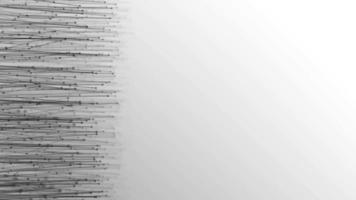 White Abstract Technology Background with Grey Pinhead Patterns Looping video