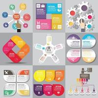 Infographic template use for banner, brochure, website vector