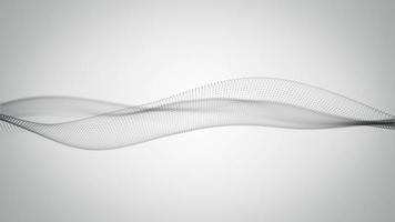 Abstract Grey and White Digital Mesh Shape Fx Background Loop video