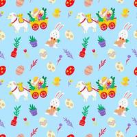 Seamless easter Pattern Vector