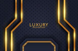 Geometric luxury gold metal background. Graphic design element for invitation, cover, background. Elegant decoration vector