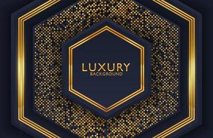 Geometric luxury gold metal background. Graphic design element for invitation, cover, background. Elegant decoration vector