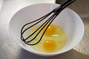 Eggs in a bowl photo