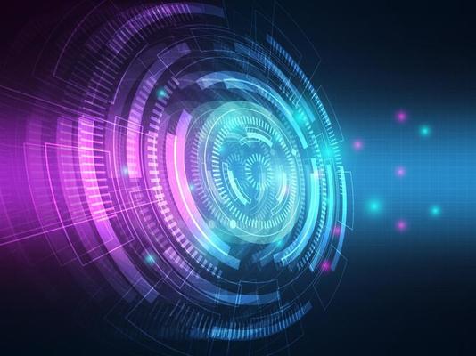 Abstract technology hi tech data transfer communication background
