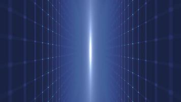 Abstract Glowing Lines Create Infinite Hallway for Fx or Background Loop video
