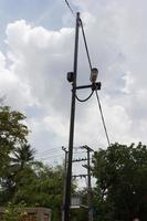 CCTV cameras system installed at a street intersection