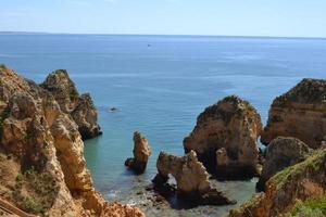 The coastline on a sunny day photo