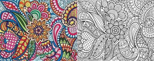 Download Adult Coloring Pages Vector Art Icons And Graphics For Free Download