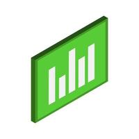 Blackboard And Isometric Statistics vector