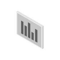 Blackboard And Isometric Statistics vector