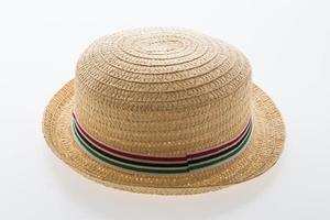 Woman beach hat photo