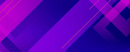 Fondo de banner oscuro liso elegante moderno púrpura geométrico abstracto vector