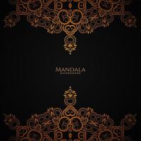 Abstract beautiful luxury mandala decorative background vector