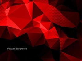 Decorative geometric triangle polygon abstract background vector