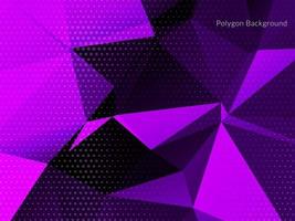 Decorative geometric triangle polygon abstract background vector