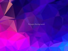 Decorative geometric triangle polygon abstract background vector