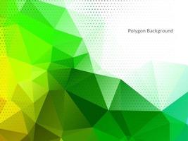 Modern geometric triangle polygon background vector