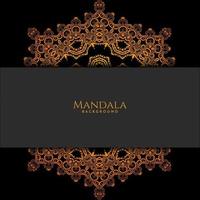 Luxury pattern beautiful mandala decorative isolated background vector