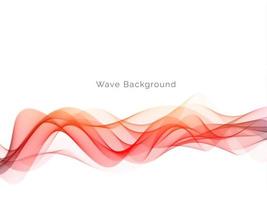 Beautiful modern colorful wave background design vector